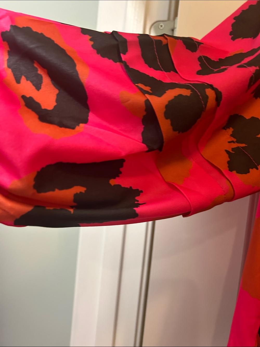 Bright Pink Animal Print Tunic Dress - Picture 2 of 13